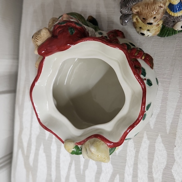 Fitz And Floyd, Holiday Elf, Candy Dish, Lidded Box - Picture 6 of 15